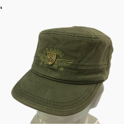 Gorra de Algodón United Front con Visera Corta - Estilo Militar Casual