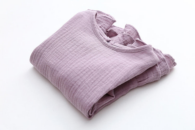 Blusa Infantil de Algodón y Lino con Volantes y Mangas Largas - Image 15
