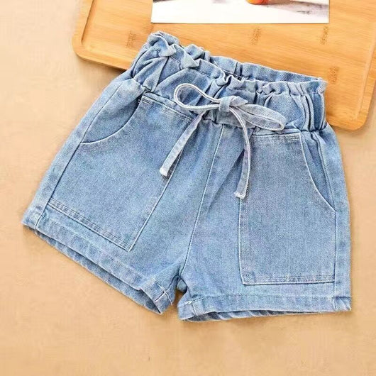 Shorts de Mezclilla para Niñas - Versátiles y Perfectos para Actividades al Aire Libre - Image 4