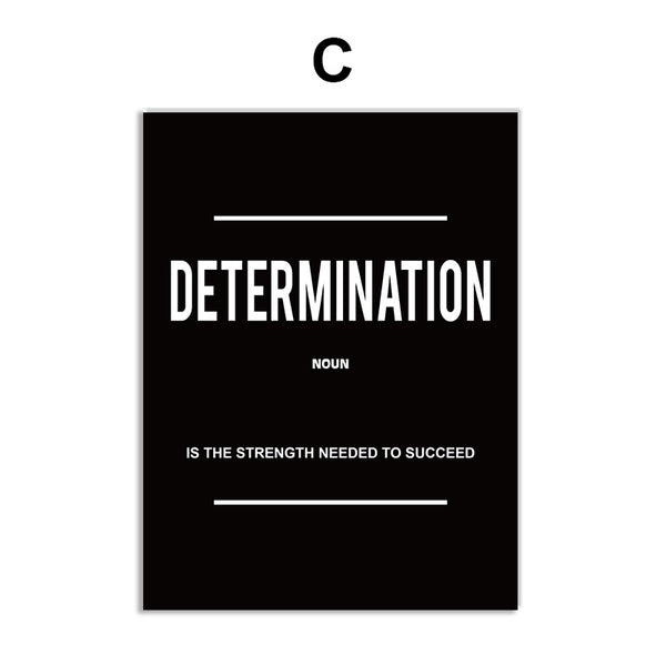 Cuadros Decorativos con Frases Motivacionales para Oficina