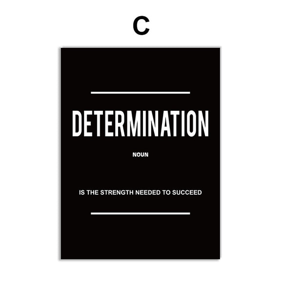 Cuadros Decorativos con Frases Motivacionales para Oficina