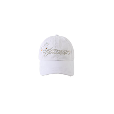 Gorra de Béisbol Retro Denim con Diamantes Bordados y Protección Solar - Image 6