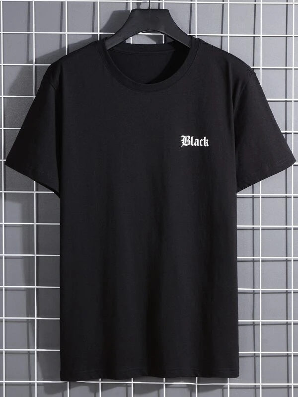 Playera Estampada de Manga Corta