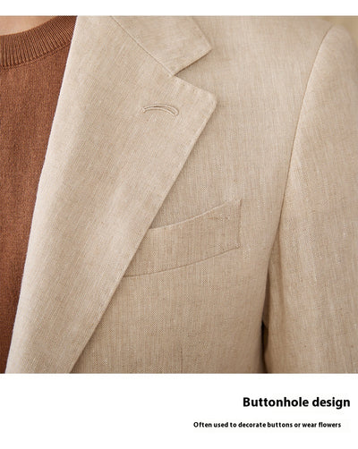 Saco de Lino Semiforro Casual para Hombre - Image 9