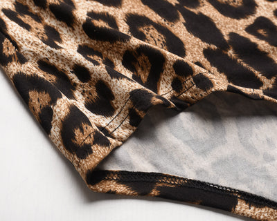 Jumpsuit Leopardo Elegante con Escote en V para Mujer - Image 10