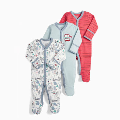 Conjunto de 3 Piezas para Bebé - Vestido de Mes Lunar en Caja de Regalo - Image 5