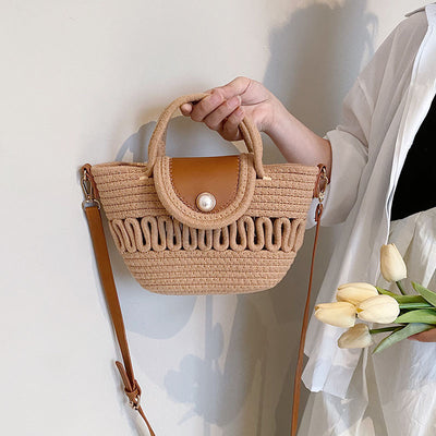 Bolso Crossbody Tejido Calado a Juego para Mujer - Image 18