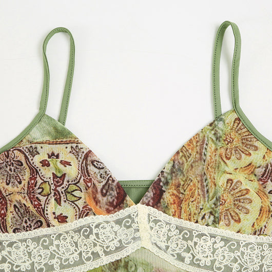 Chaleco Estampado Vintage con Tirantes - Image 21