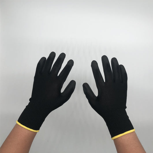 Guantes Antiestáticos con Palma Revestida PU Negro - Image 3