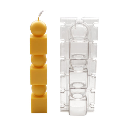 Molde para Velas Cilíndricas de Geometría Apilable - Image 9