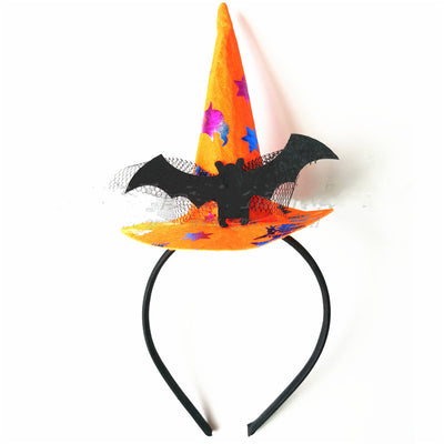 Diadema de Bruja para Halloween con Araña, Calavera y Murciélago - Image 7