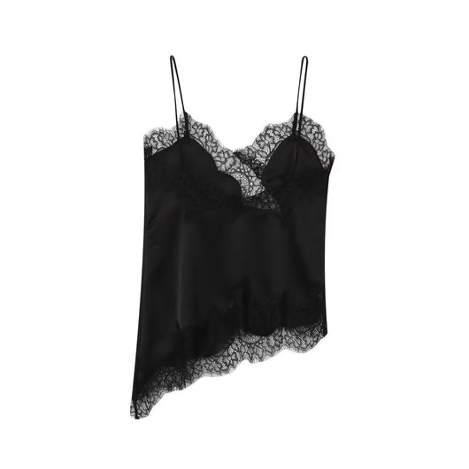 Blusa Elegante de Tirantes con Encaje Decorativo para Verano - Image 2