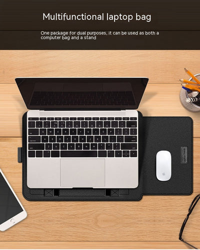Funda de Cuero para Laptop - Protección Profesional y Estilo - Image 30
