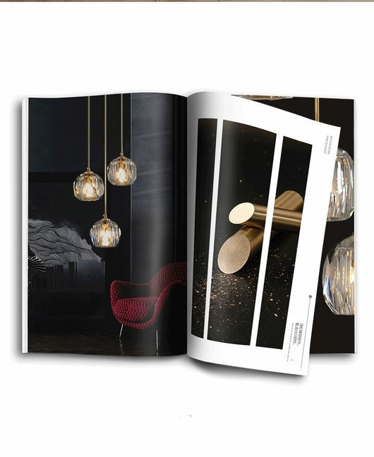 Lámpara Colgante de Cristal LED Minimalista Postmoderna para Comedor - Image 9