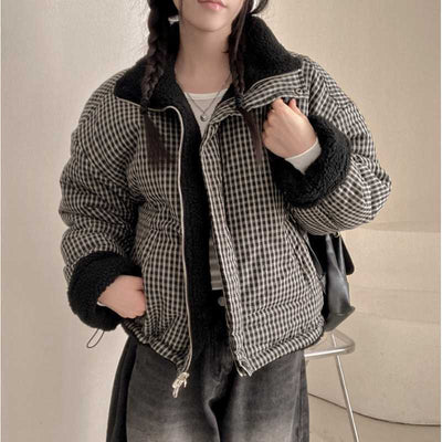 Abrigo Reversible de Algodón para Mujer - Doble Cara Cálido - Image 6