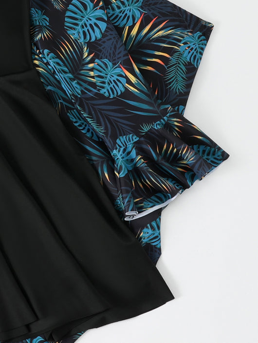 Traje de Baño Deportivo Talla Grande con Pantalón Dividido para Surfing - Image 16