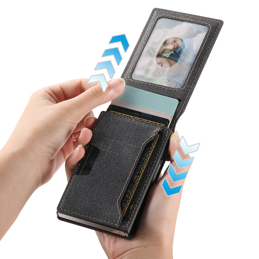 Billetera de Cuero Texturizado con Compartimentos para Tarjetas - Image 16