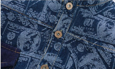 Traje de Mezclilla Infantil con Estampado Minimalista - Image 13
