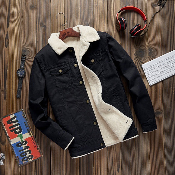 Chaqueta Cargo de Lana y Polar para Hombre