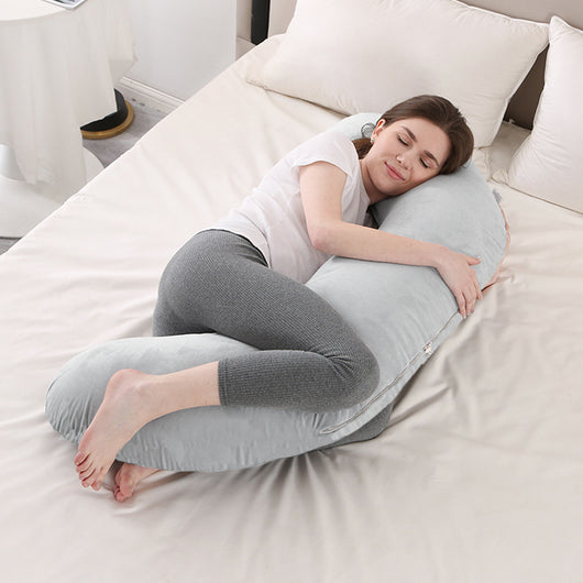 Almohada de Embarazo Ergonómica con Soporte Lumbar para Dormir de Lado - Image 17