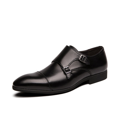 Zapatos de Cuero Tipo Brogue para Negocios - Marrón Elegante - Image 2
