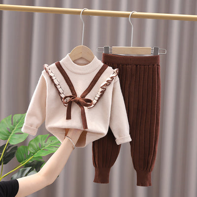 Suéter Infantil con Volantes para Niña - Pullover Otoño Invierno - Image 7