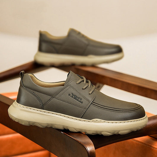 Zapatos Casuales de Cuero para Hombre - Diseño Versátil y Ligero - Image 12