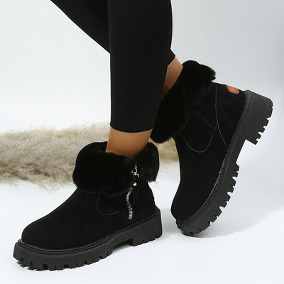 Botas de Invierno Impermeables Mujer - Gamuza Sintética con Suela Antideslizante - Image 17