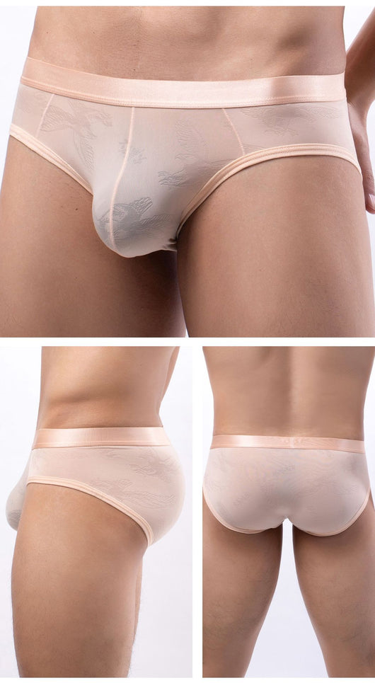 Calzoncillos Hombre Seda de Hielo Jacquard Transparente - Image 11