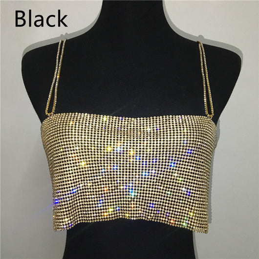 Top Espalda Descubierta con Cadena de Diamantes - Image 15
