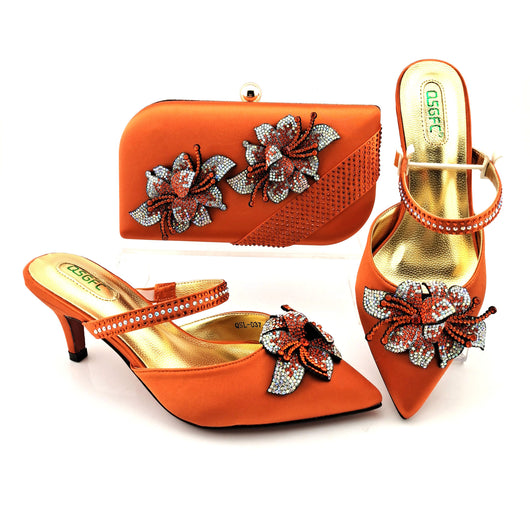 Tacones Altos Puntiagudos con Bolso Coordinado para Eventos - Image 7