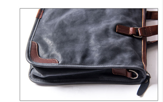 Bolso de Cuero para Hombre con Bandolera Diagonal - Image 8