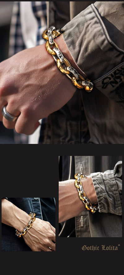 Pulsera Personalizada Seven Realms para Hombre - Estilo Retro - Image 11