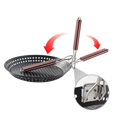 Sartén Plegable Redonda para Camping y Asados al Aire Libre - Image 10
