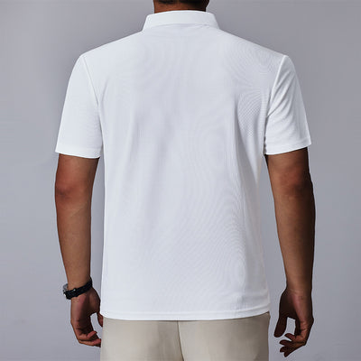 Camisa Casual Hombre Cuello Alto con Cierre - Manga Corta Transpirable - Image 18