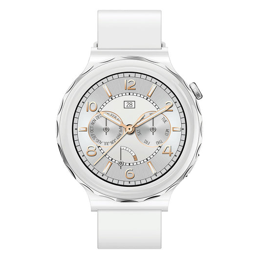 Reloj Inteligente HW52 Elegante con Esfera Redonda de Aleación de Zinc - Image 8