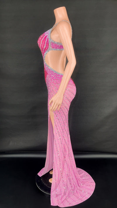 Vestido Bodycon Brillante sin Mangas con Cintura Ajustada para Fiesta y Presentaciones - Image 9