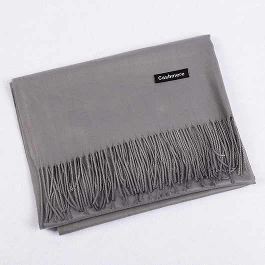 Bufanda de Cashmira Artificial Liso para Mujer 220g - Chal Cálido y Elegante - Image 30