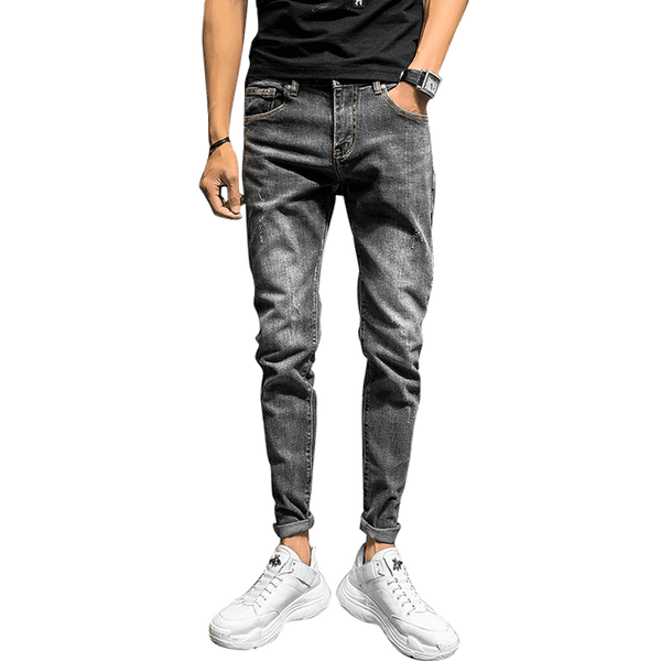 Jeans Slim Retro para Hombre - Estilo Clásico Moderno - Image 5