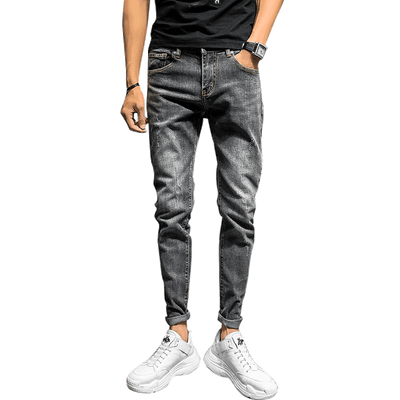 Jeans Slim Retro para Hombre - Estilo Clásico Moderno - Image 5