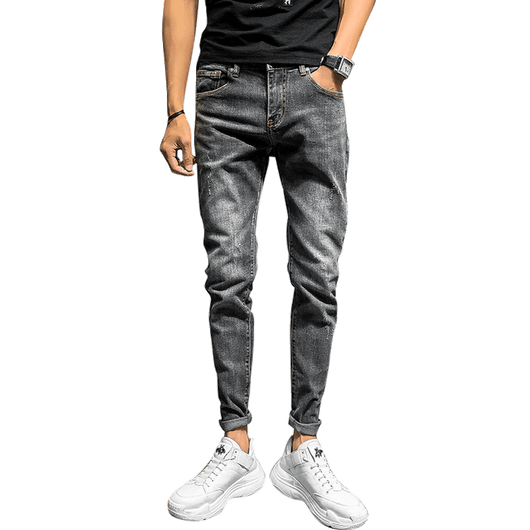 Jeans Slim Retro para Hombre - Estilo Clásico Moderno - Image 5