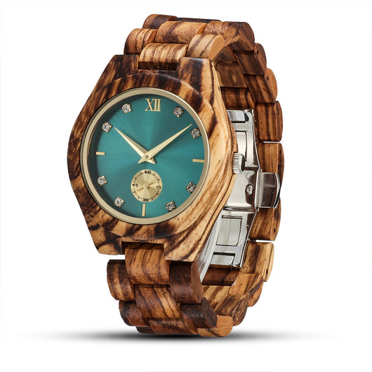 Reloj de Cuarzo para Mujer con Esfera de Madera - Image 2