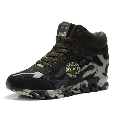 Tenis Casuales con Camuflaje y Plataforma Elevada para Mujer - Image 5
