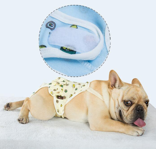 Pantalones Fisiológicos Ajustables para Perras con Diseño de Pug - Image 3