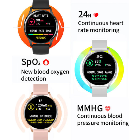 Reloj Inteligente Deportivo para Mujer con Monitor de Frecuencia Cardíaca y Llamadas Bluetooth - Image 3