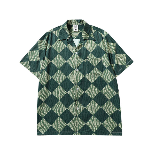 Camisa Cuadros Manga Corta Diamond para Hombre - Image 3