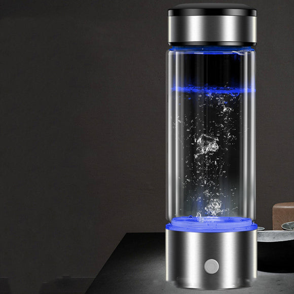 Generador de Agua Hidrogenada con Iones Negativos - Vaso Ionizador Portátil