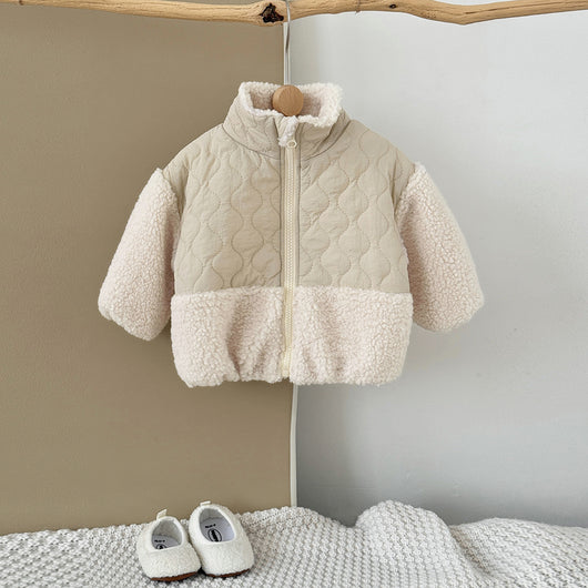 Chaqueta Polar de Algodón para Niñas - Abrigo Cálido Invierno