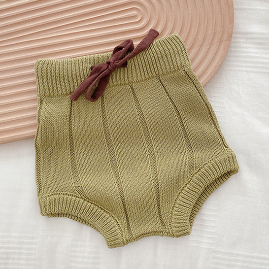 Shorts de Lana Tejida para Bebé - Abrigo Otoño e Invierno - Image 10