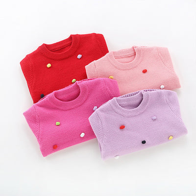 Suéter Infantil Cuello Redondo Estilo Coreano - Image 5